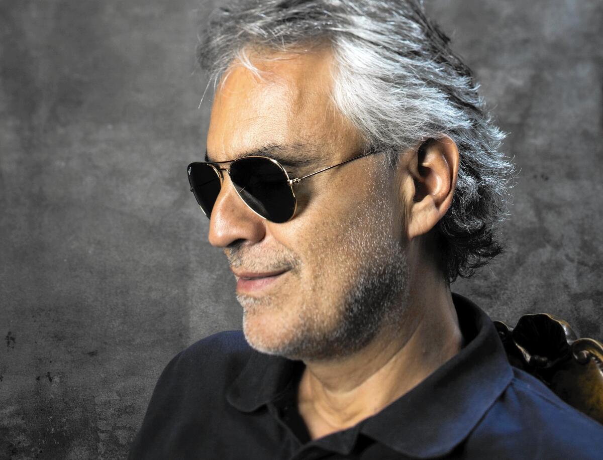 Tenor Andrea Bocelli talks about his music and career before a Hollywood Bowl concert.