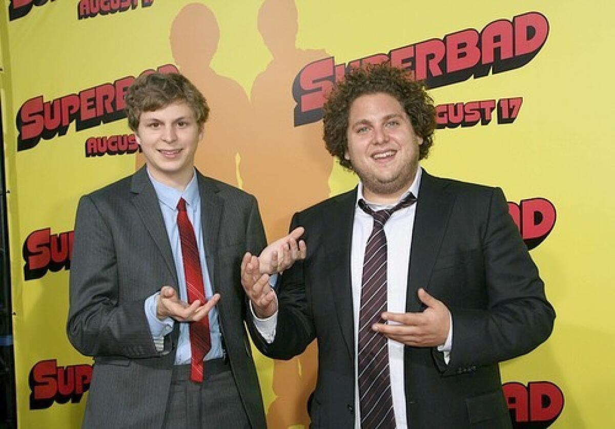 Michael Cera and Jonah Hill