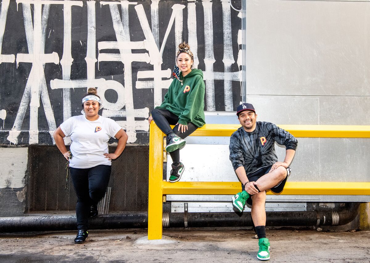 Ria Dolly Barbosa, Tiffany Tanaka and Robert Villanueva are the team behind Downtown's Petite Peso.