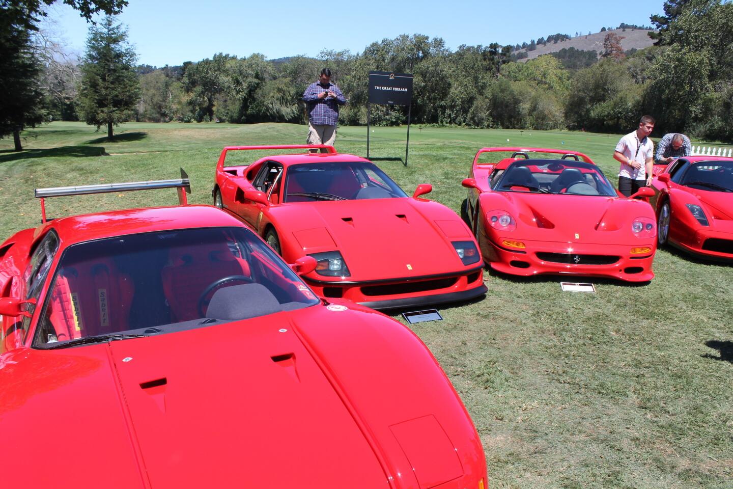 David Lee's Ferraris at Quail
