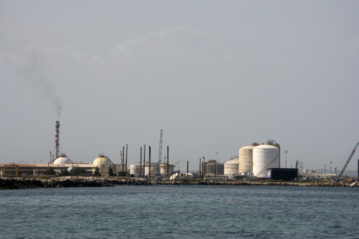 The ISAB oil refinery in Sicily.