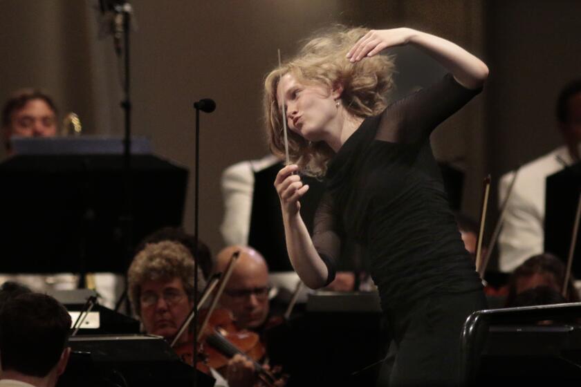 Mirga Grazinyte-Tyla shines with the Los Angeles Philharmonic in her conducting debut at the Hollywood Bowl.