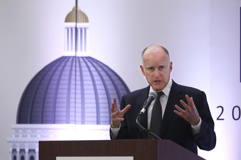 Gov. Jerry Brown in May.