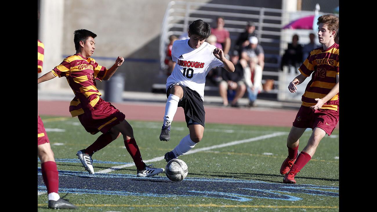 Photo Gallery: Burroughs High boys soccer vs. La Cañada High