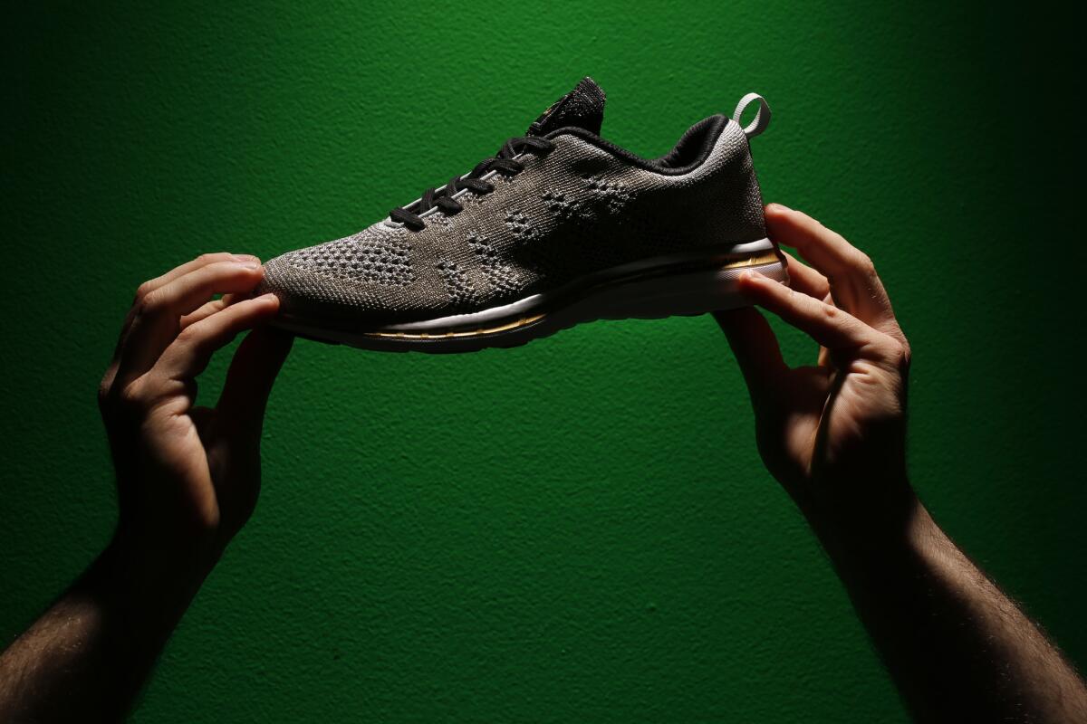 The TechLoom Pro Metallic at $160.00 from Athletic Propulsion Labs.