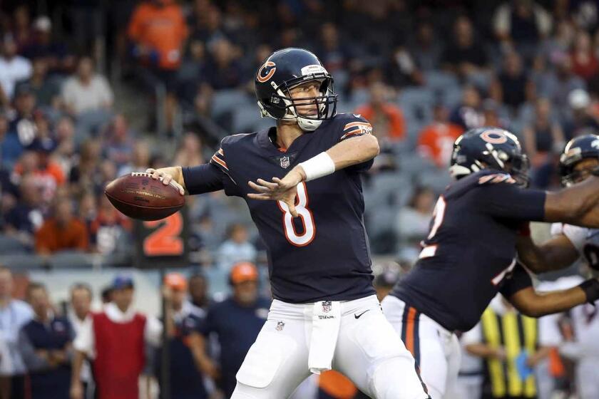 As Glennon has pointed out when the subject of Mitch Trubisky comes up, "This is my year." It just shapes up to be a fairly mediocre year by fantasy standards. Backed by a strong running game, Glennon could outdo fantasy projections even with the loss of Cameron Meredith. The key is he has to hold off Trubisky for the entire season. And you'd have to be fairly desperate for a backup quarterback to take that risk. Rotowire projection: 2,544 yards, 16 TDs, 11 INTs