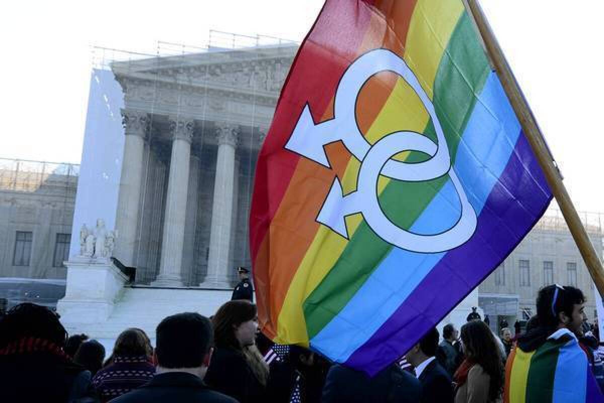 The Supreme Court this week heard arguments on Prop. 8 and the Defense of Marriage Act.