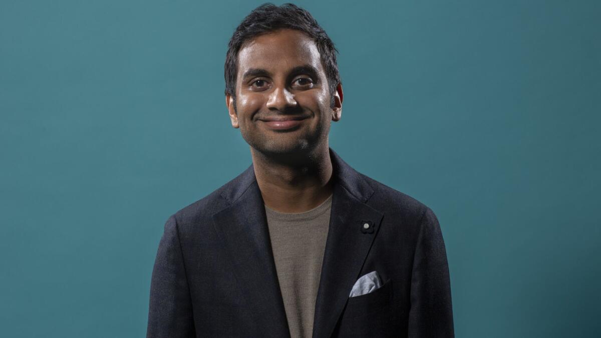 Actor-comedian Aziz Ansari.