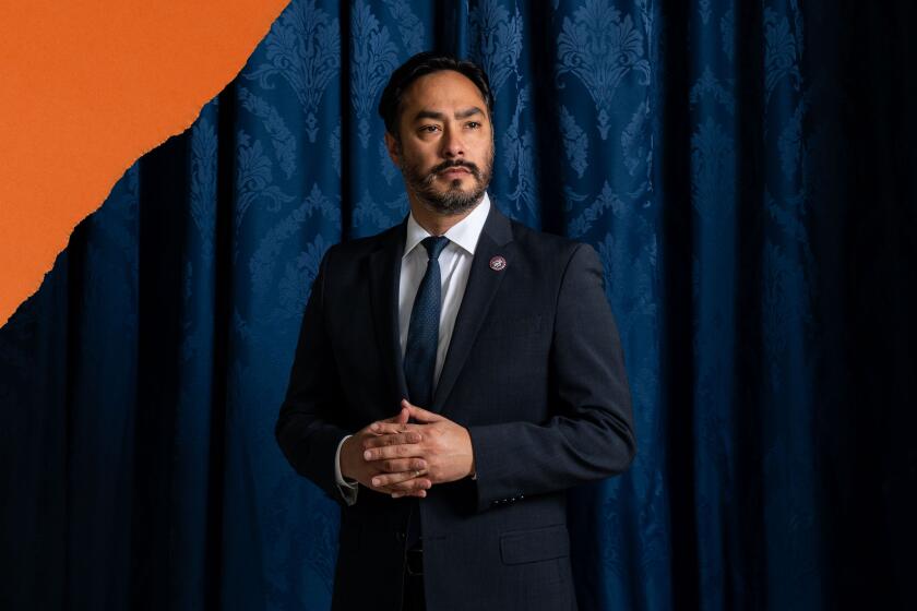 Rep. Joaquin Castro (D-TX), poses for a portrait in the Rayburn House Office Building