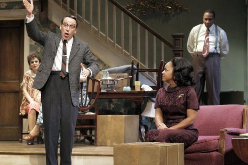 Bruce Norris constructed a provocative history of the house that the African American Younger family is heading to at the end of Lorraine Hansberry's "A Raisin in the Sun." An impeccable ensemble, under the direction of Pam MacKinnon, helped this Pulitzer Prize-winning drama capture the Tony Award for best play after the production went on to Broadway.