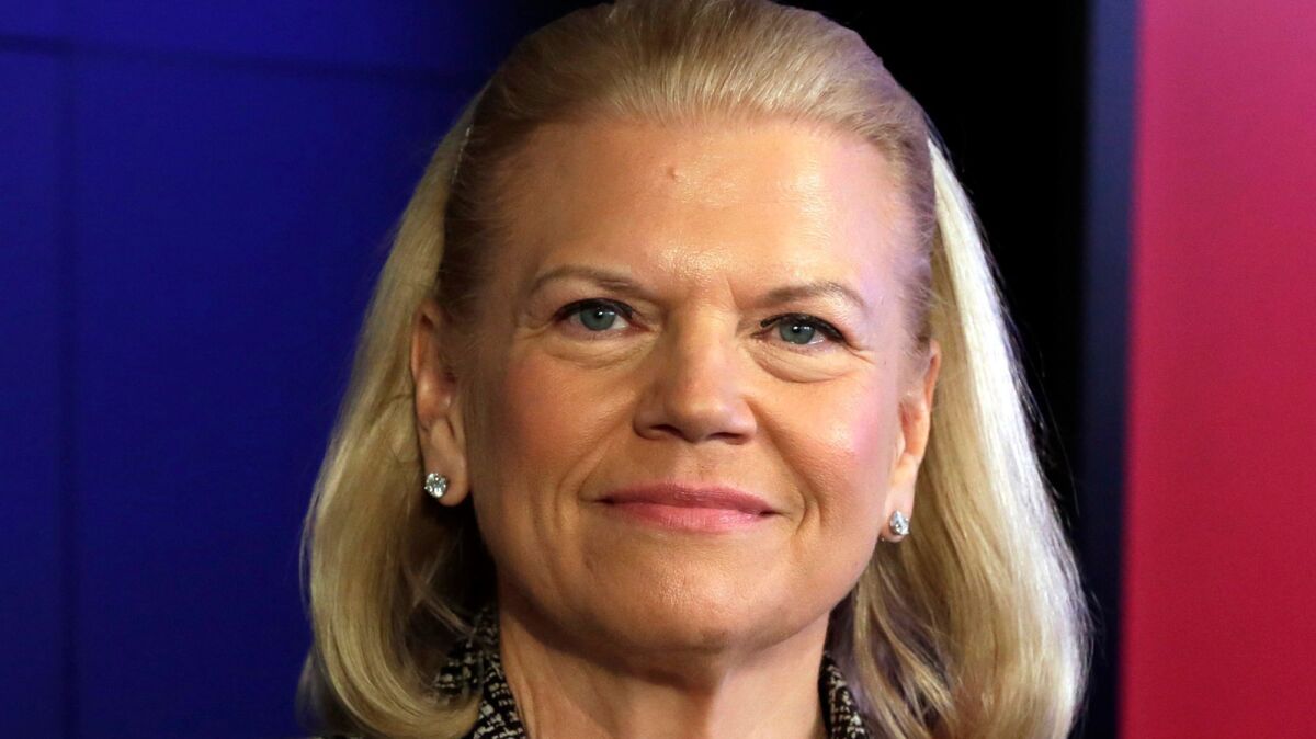 Virginia Rometty of IBM was one of the highest-paid CEOs and the top-paid female CEO in 2016, according to a new study.