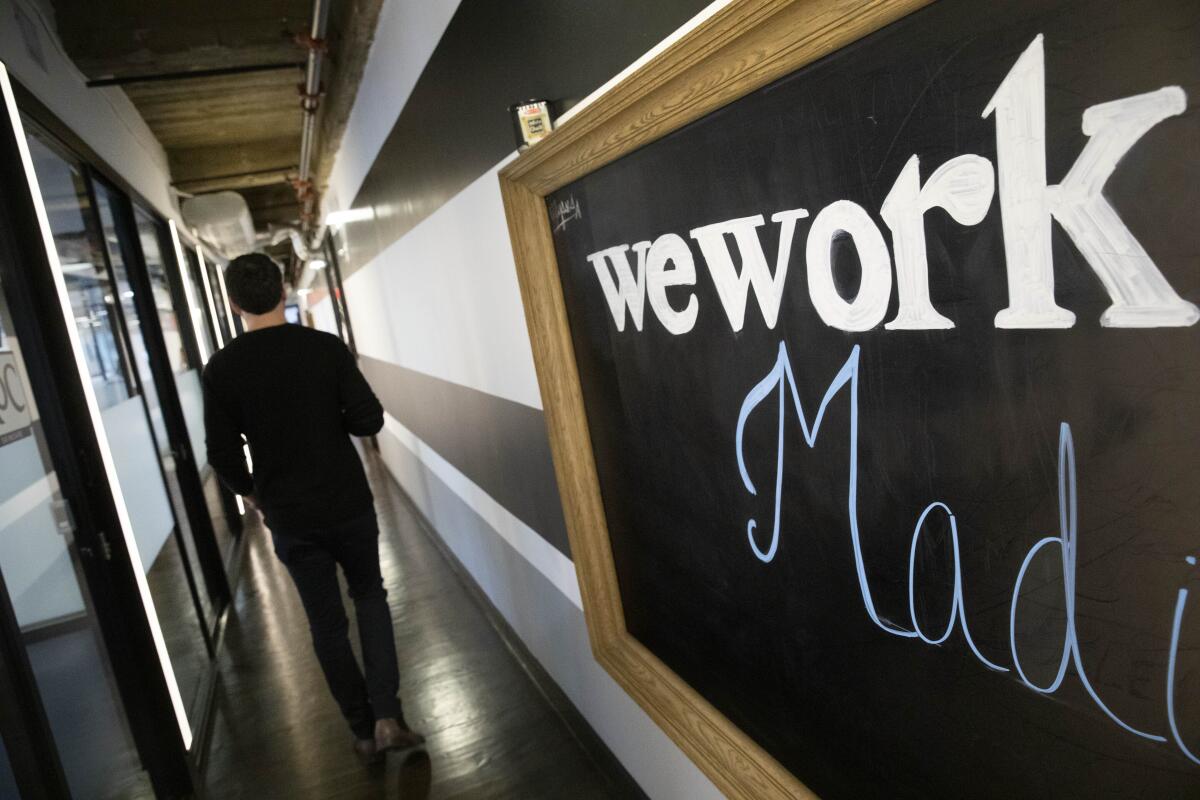 A WeWork office space in New York. 