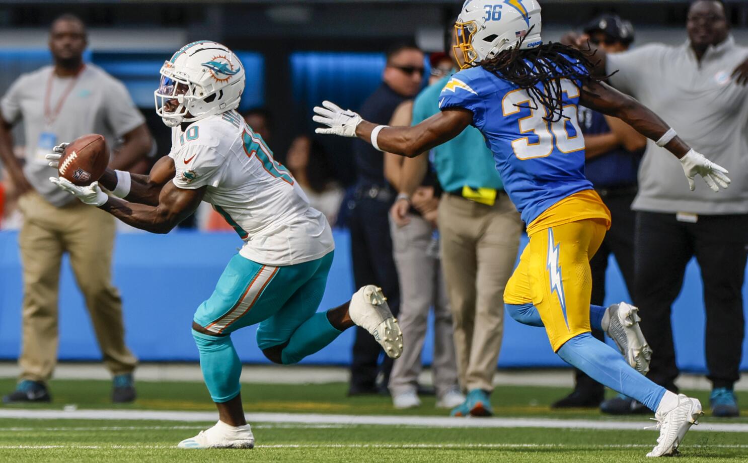 Los Angeles Chargers win critical SNF game vs. Miami Dolphins