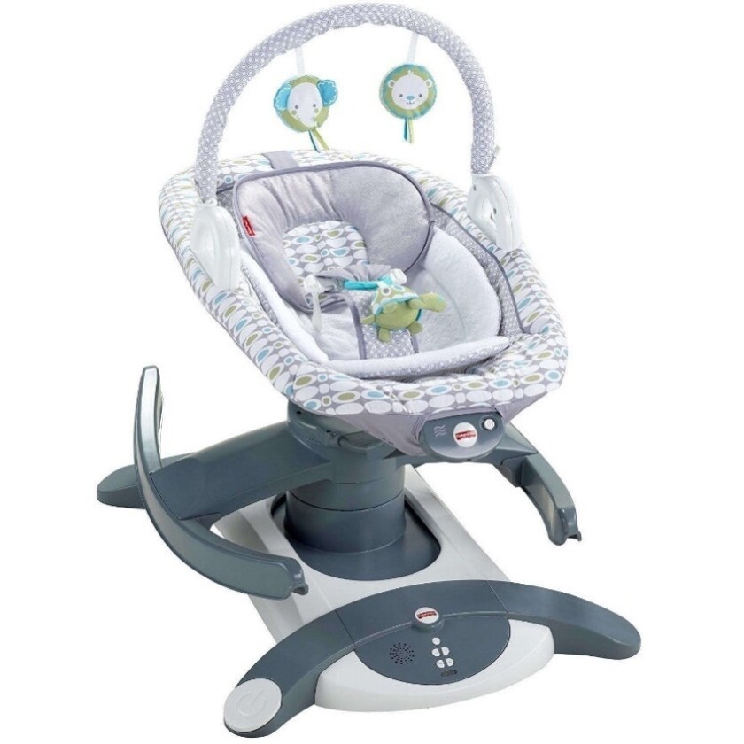 A Fisher-Price 4-in-1 Rock ‘n Glide Soother 