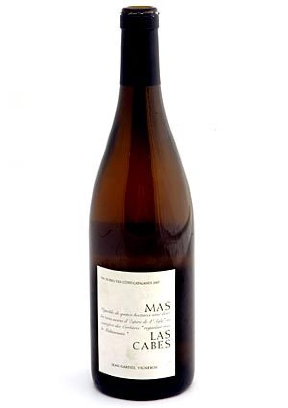 WINE OF THE WEEK: 2007 Mas Las Cabes Muscat Sec Vin de Pays des Côtes Catalanes.