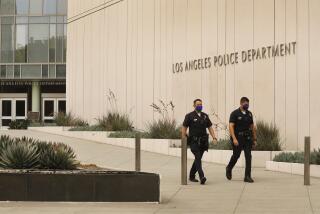 LOS ANGELES, CA - JULY 01: Los Angeles Police Headquarters located at First and Spring Street in downtown Los Angeles July 1, 2020 as Los Angeles City Council voted to cut hiring at the LAPD, pushing the number of sworn officers well below 10,000 and abandoning a budget priority once seen as untouchable by city leaders. LAPD Headquarters on Wednesday, July 1, 2020 in Los Angeles, CA. (Al Seib / Los Angeles Times)