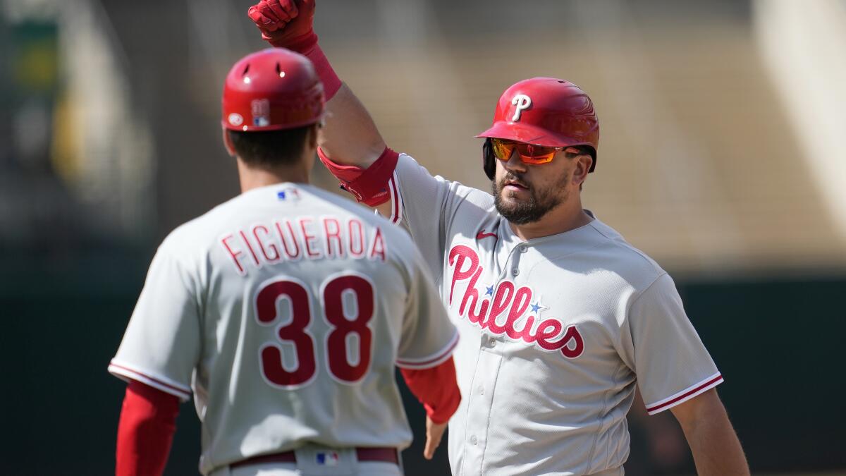 Kyle Schwarber fits in nicely with the Phillies - The San Diego  Union-Tribune