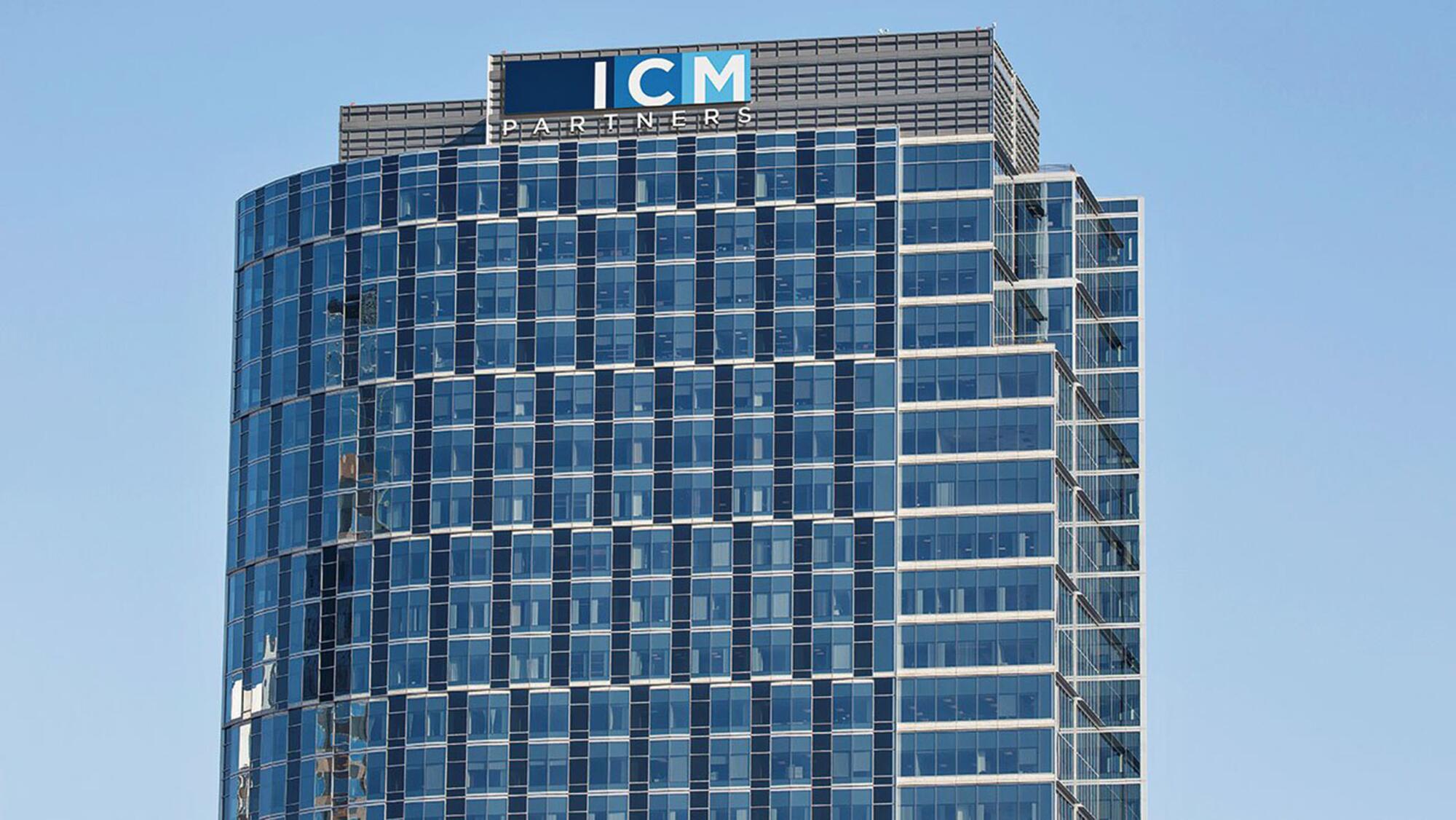 Exterior photo of the ICM Partners building in Century City.