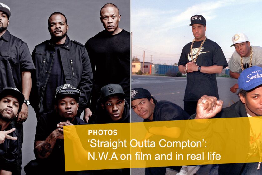The N.W.A biopic "Straight Outta Compton" chronicles the journey of Eazy-E, Dr. Dre, Ice Cube, MC Ren and DJ Yella as they changed the face of rap — and pop culture — on the power of one very raw, very bold album.
