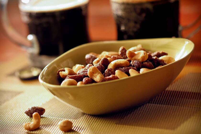 The beer nuts from Deschutes Brewery in Portland, Ore., are worth duplicating at home. Read the recipe »