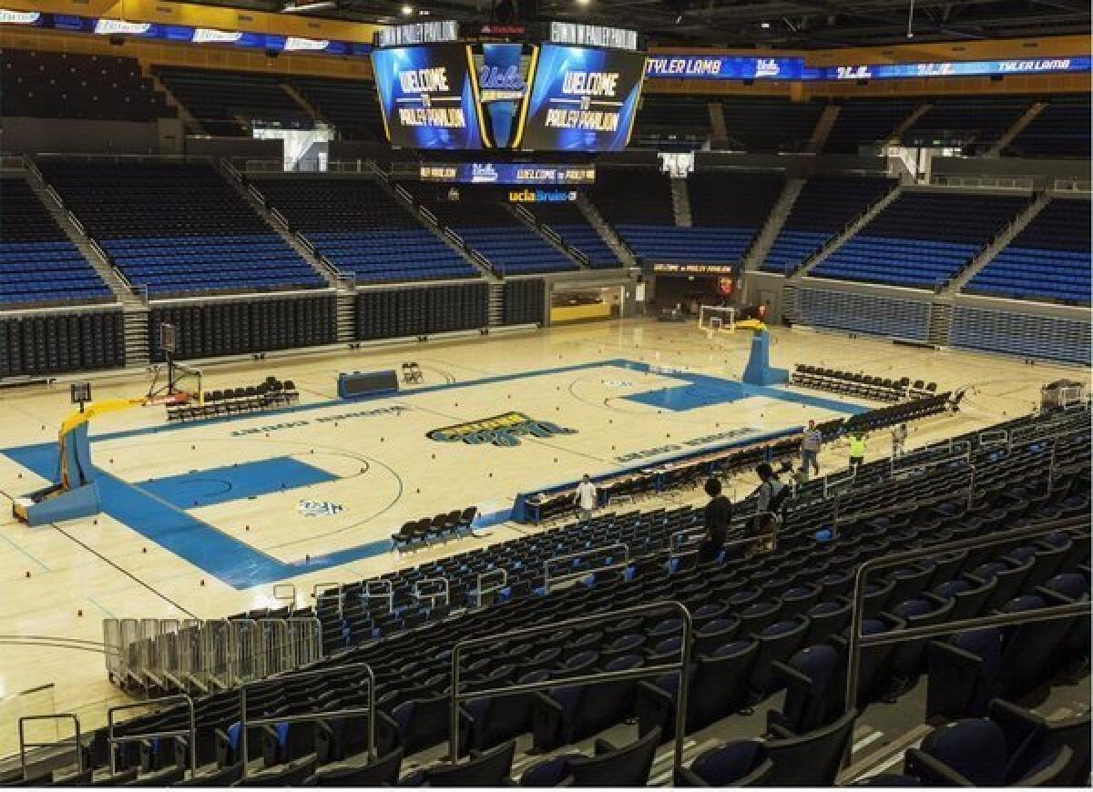UCLA's men's basketball team, which will play in the renovated Pauley Pavilion this season, was picked by media members to finish second in the Pac-12 this season.