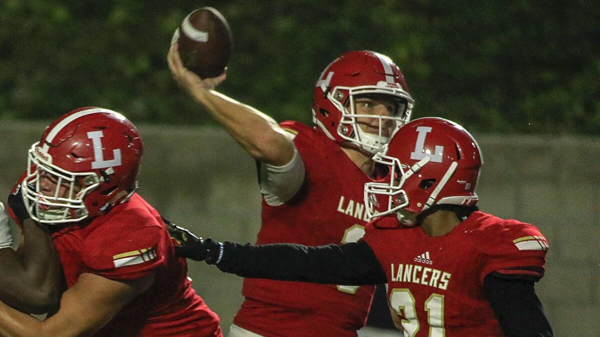 Orange Lutheran vs. JSerra was one of the many high school games to get postponed on Friday night.