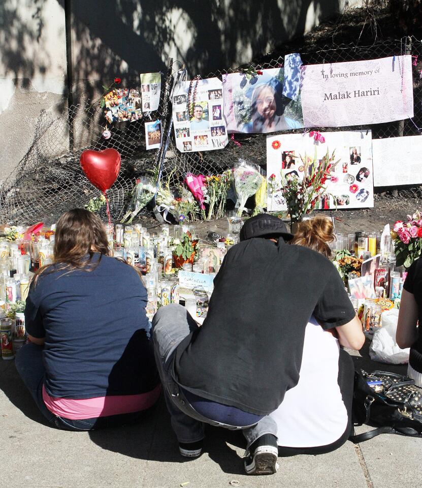 Photo Gallery: Memorial honoring five killed in car crash keeps growing