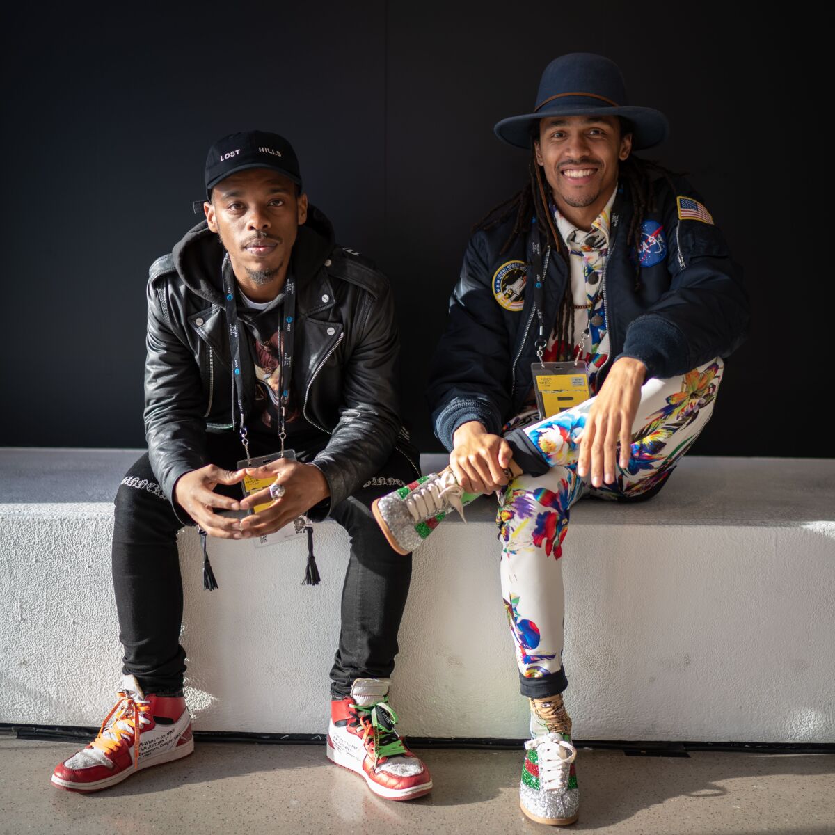 Lil Buck (left) and Boogz of Movement Art Is choreographed the movements for "Metamorphosis."