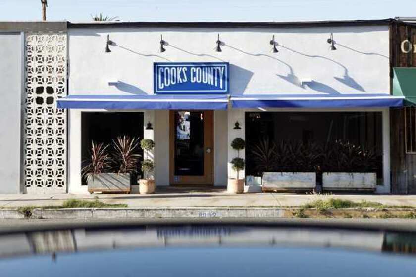 Cooks County is at 8009 Beverly Blvd., a few blocks west of Fairfax Avenue.