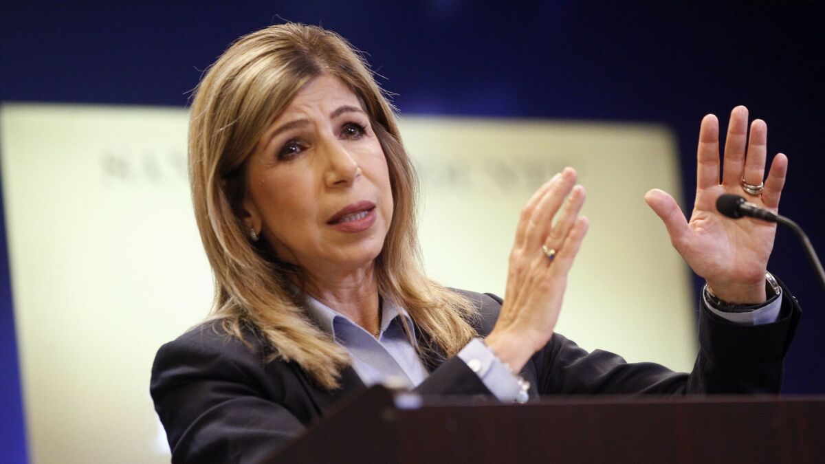 San Diego County District Attorney Summer Stephan, shown here in September, was among a group of prosecutors who sued a dating site parent company over automatically renewing customer payments without their consent.