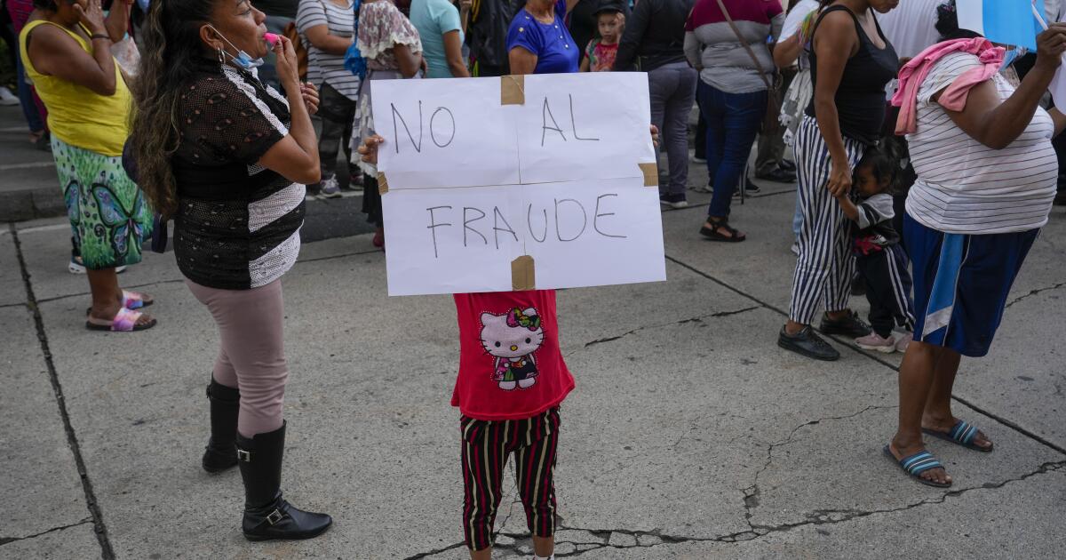 Congreso guatemalteco no reconocerá el partido del presidente electo