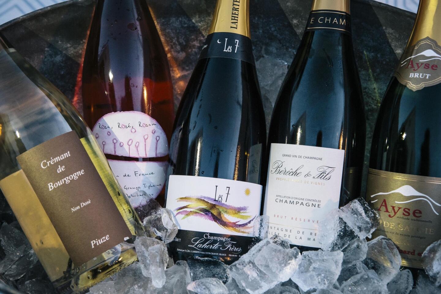 Jill Bernheimer, owner of the wine and spirits store Domaine LA, rolls out her favorites - Champagnes, Crémants de Bourgogne and more - for her annual autumn bash.