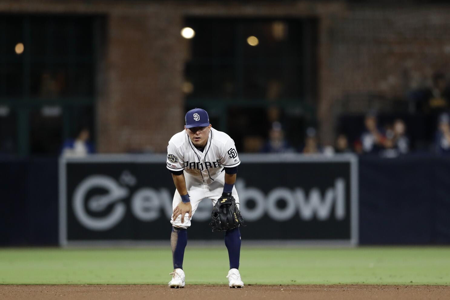 Padres' Francisco Mejia takes a knee in battle for playing time at catcher  - The San Diego Union-Tribune