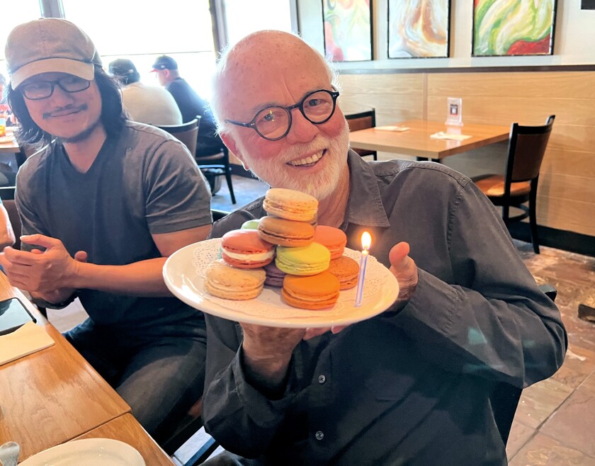 Independent director Tony Bui at left, Pulitzer Prize-winning photographer David Hume Kennerly.