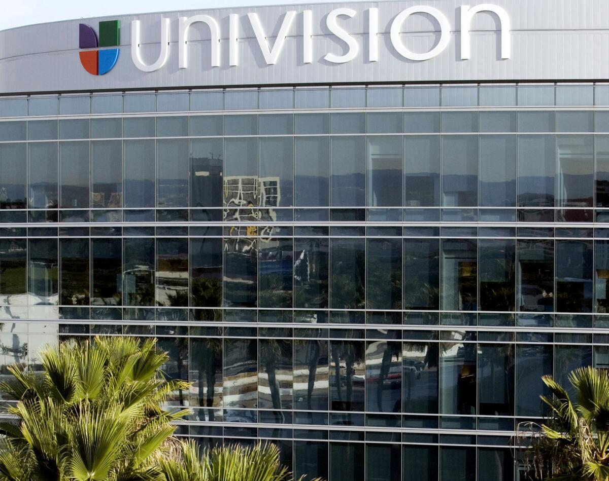 Foto de la sede de Univision Communications Inc. en Los Angeles.