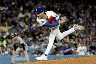 LOS ANGELES, CA - APRIL 1, 2024: Los Angeles Dodgers relief pitcher Joe Kelly (99) pitches.