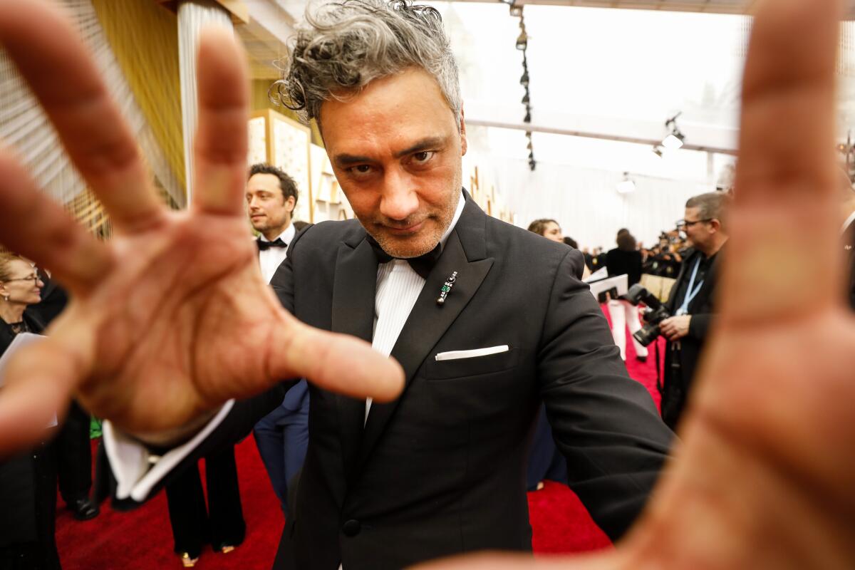 Taika Waititi arrives at the 92nd Academy Awards.