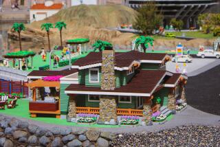 The Coronado Crafstaman-style home, fashioned from 50,000 Lego bricks, will be on display in Legoland California.