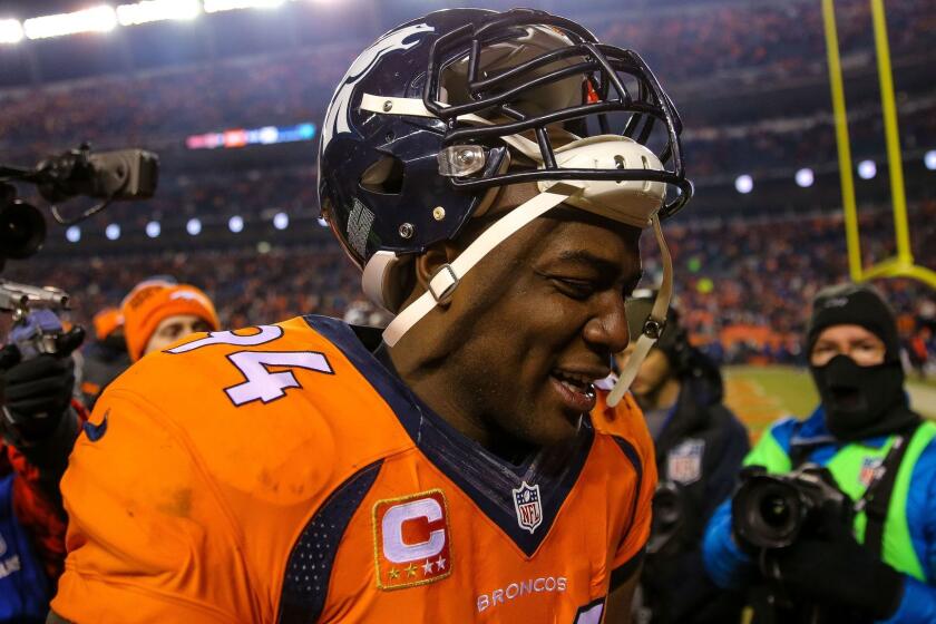 DeMarcus Ware will retire with the eighth most sacks in NFL history.