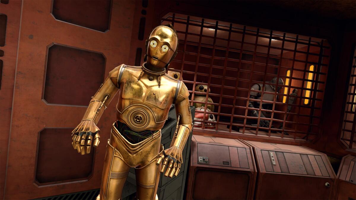 C-3PO is among the familiar characters we'll see in "Tales From the Galaxy's Edge."