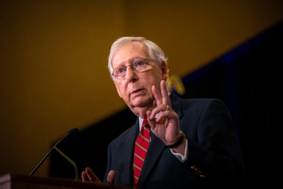 Senate Majority Leader Mitch McConnell (R-KY).