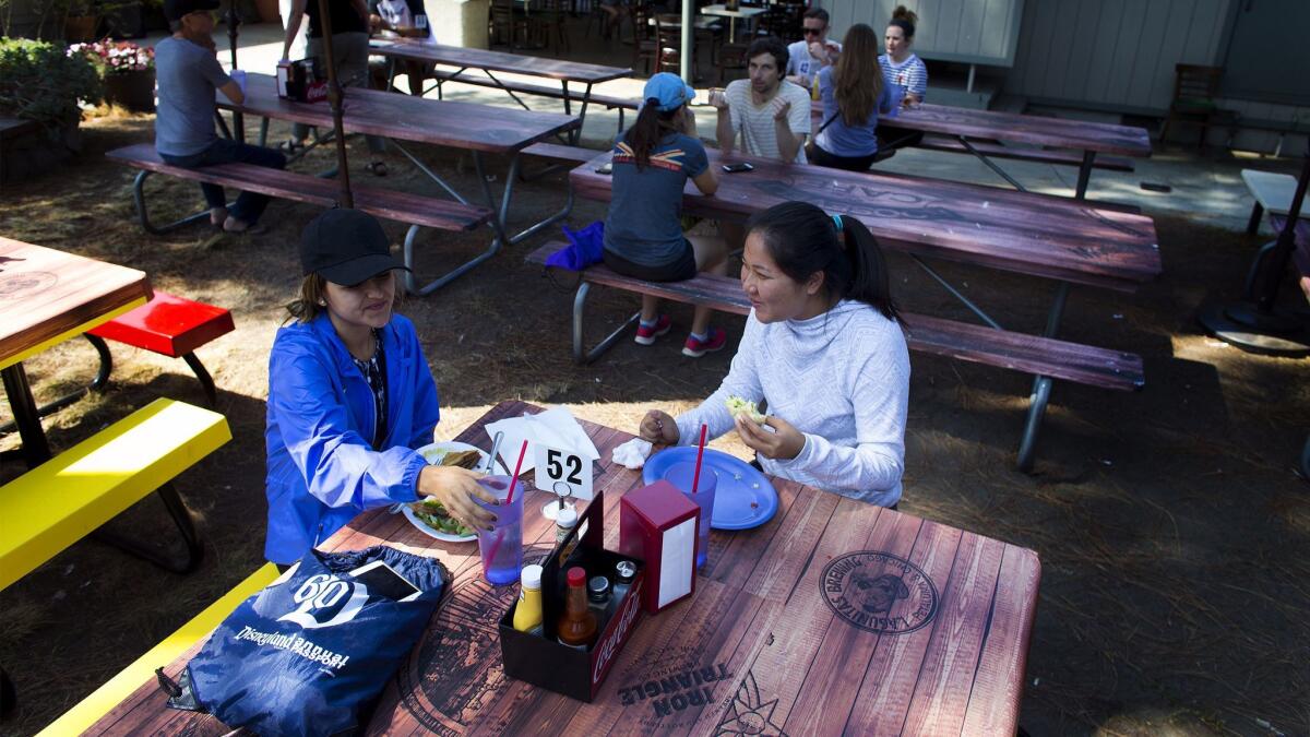 The Roosevelt Cafe inside Griffith Park attracts golfers and hikers.