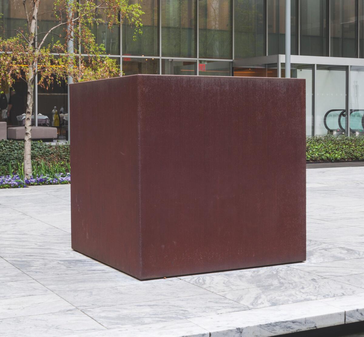 Tony Smith, "Die," 1962 (fabricated 1998), steel