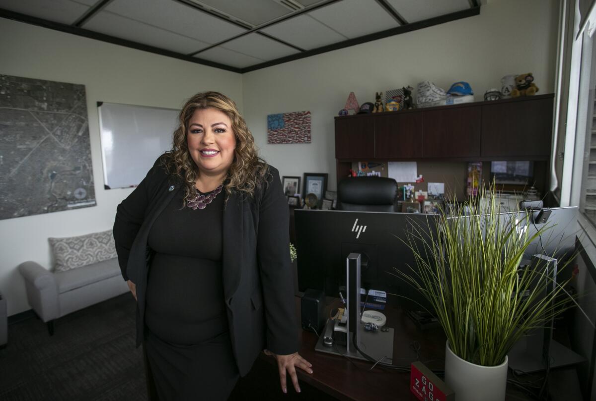 Alma Reyes was recently hired to serve as deputy city manager for the city of Costa Mesa. 