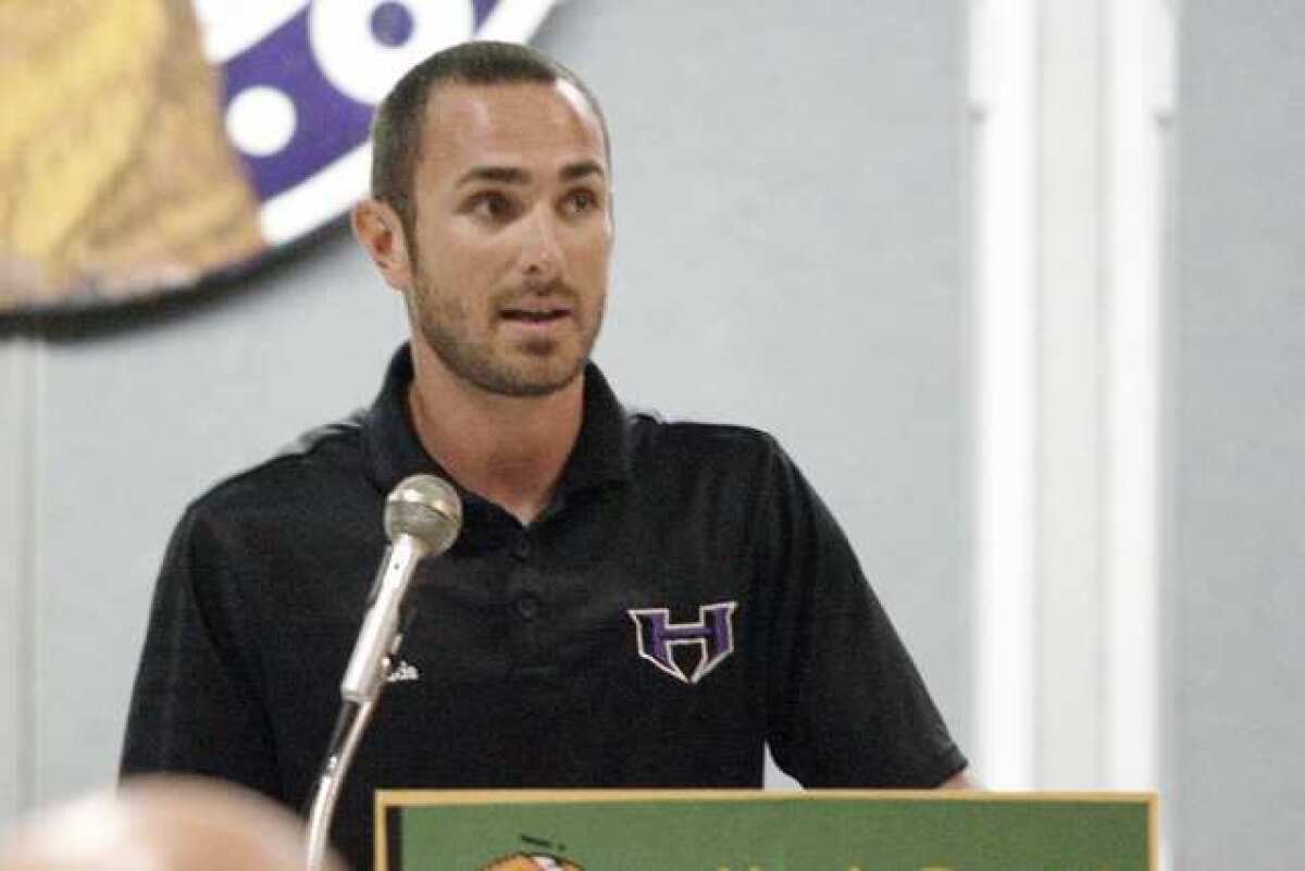 Hoover High football Coach Andrew Policky and Arcadia High graduate was disappointed his team fell to the Apaches, 49-6, last week.
