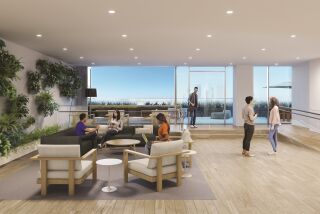 Rendering showing the interior design of one of Apple’s existing San Diego office locations.