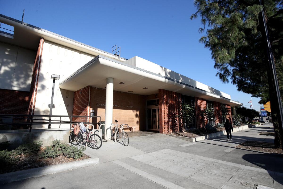 The Central Library in Burbank on Thursday, Feb. 6, 2020.