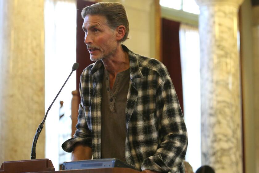 Doug Haines, an activist whose lawsuit blocked a Target development in Hollywood, has filed paperwork to run for the Los Angeles City Council.