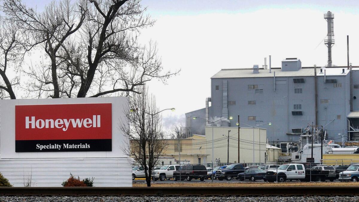 Honeywell's specialty materials plant in Metropolis, Ill., on Jan. 18, 2011.