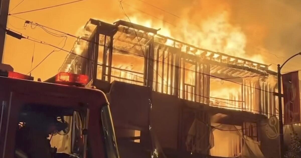 Six injured, including two firefighters, in Chinatown apartment fire